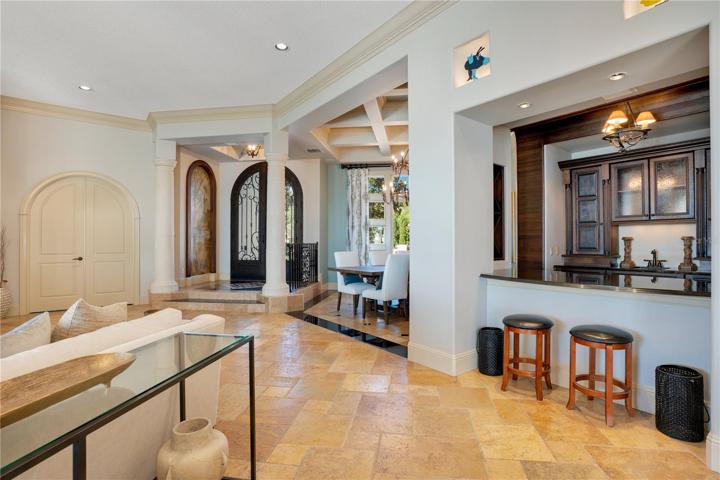 Bar off Living Room