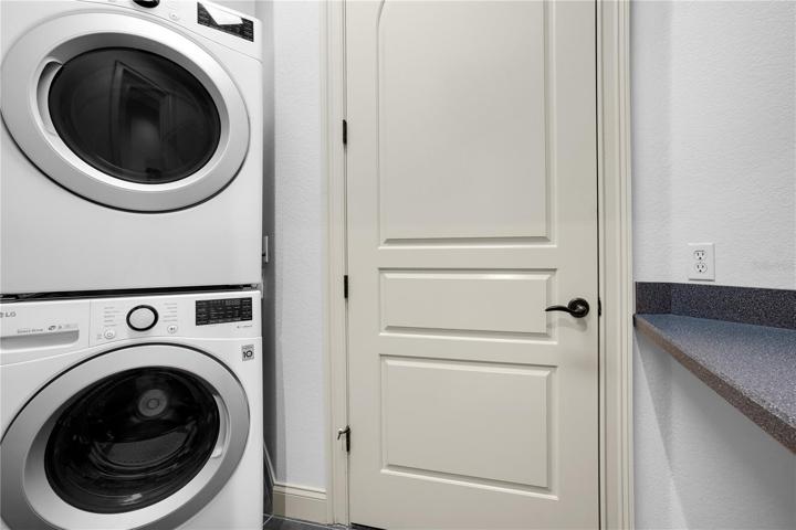 Upstairs laundry