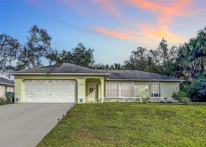 Twilight at 3364 Morch Ln.