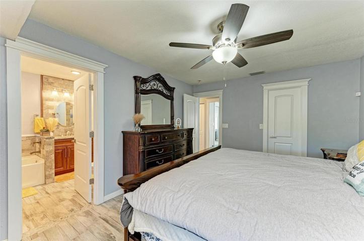 Primary bedroom with ensuite bath
