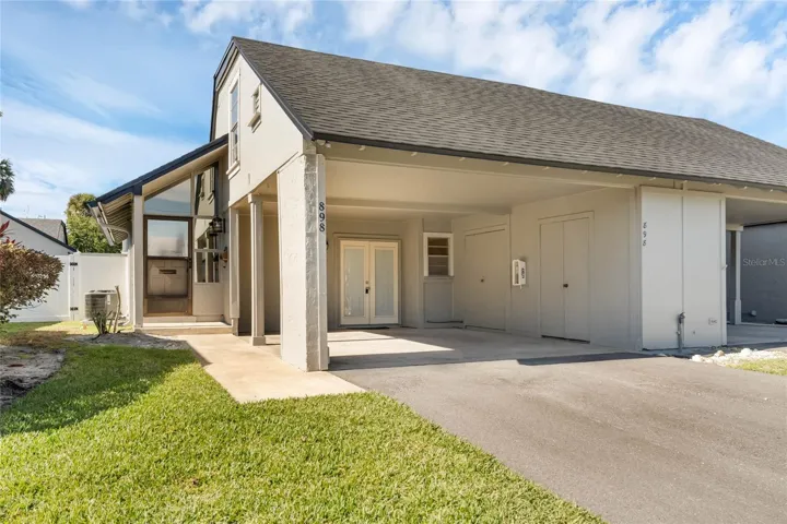 Carport with Storage