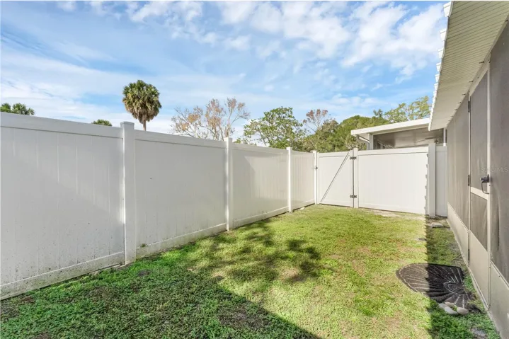 Fenced Backyard