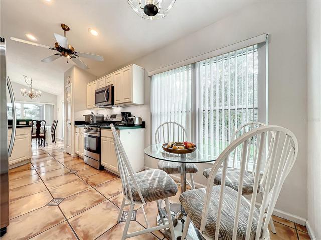 Kitchenette area and kitchen