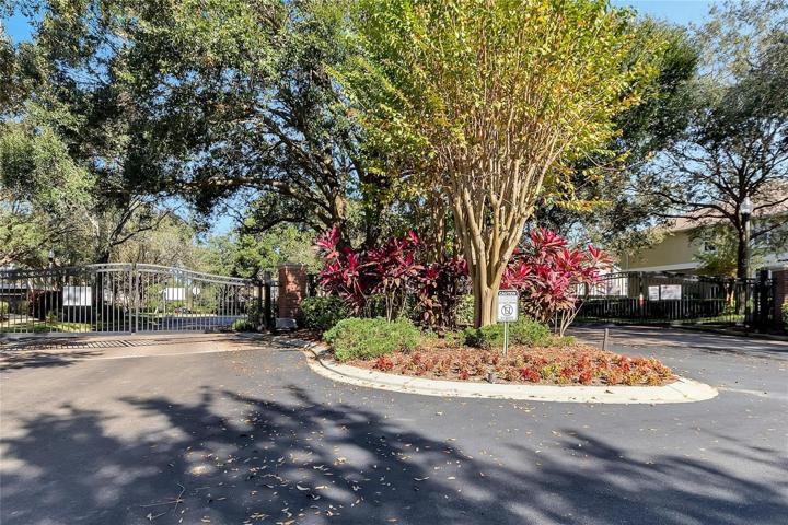 Gated entrance