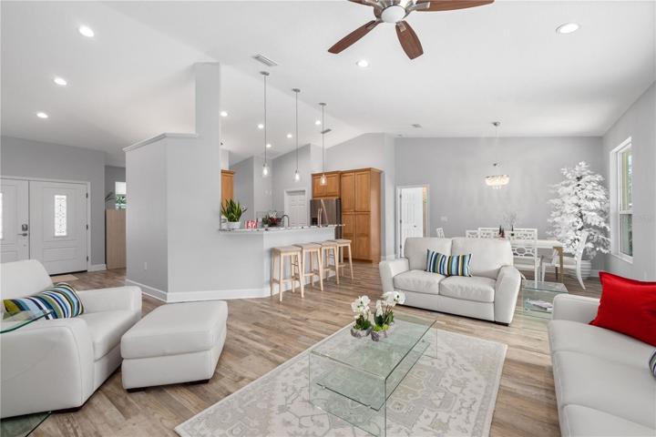 Open floor plan