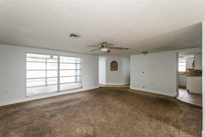 Large, open living room.