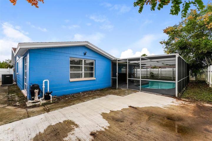 Additional space in backyard.
