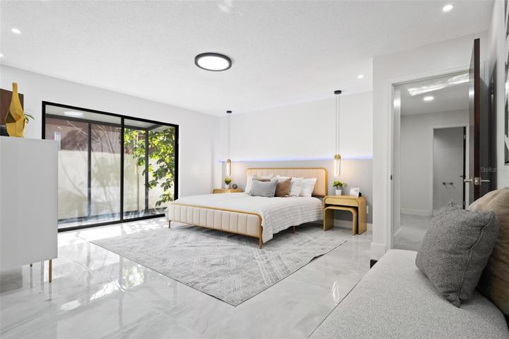 Master Bedroom with private patio