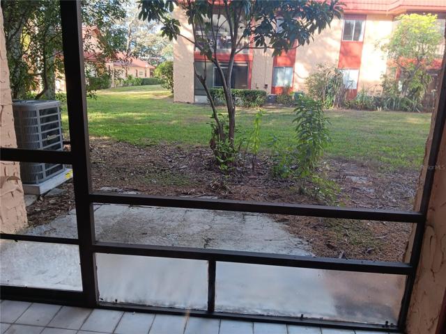 View from living room to outside-rear porch