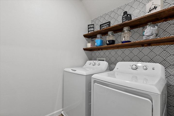 Laundry on second floor