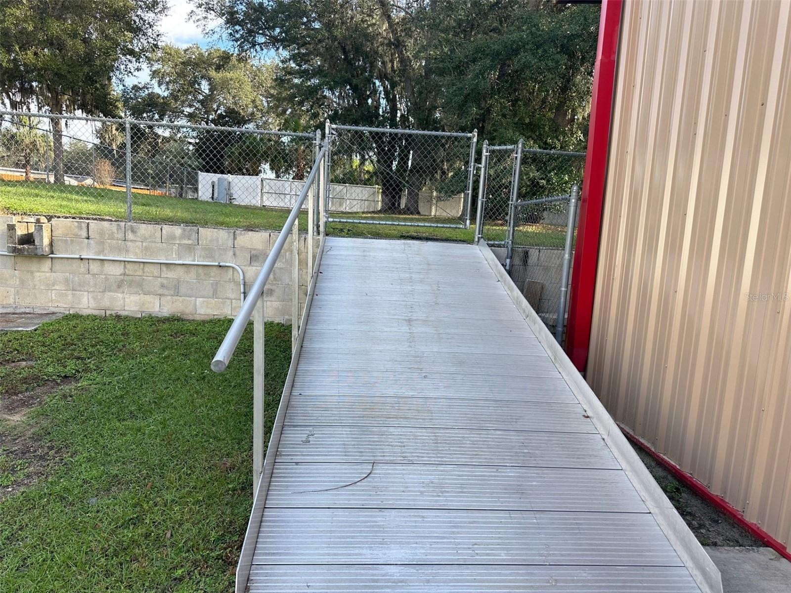 Ramp to Backyard