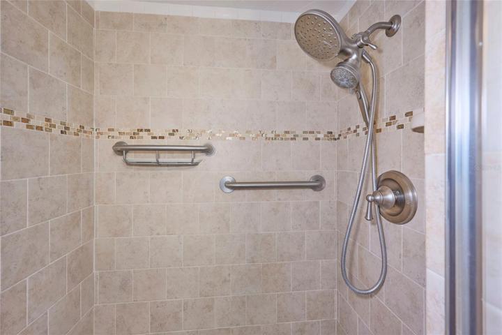 Guest bath has new tile!
