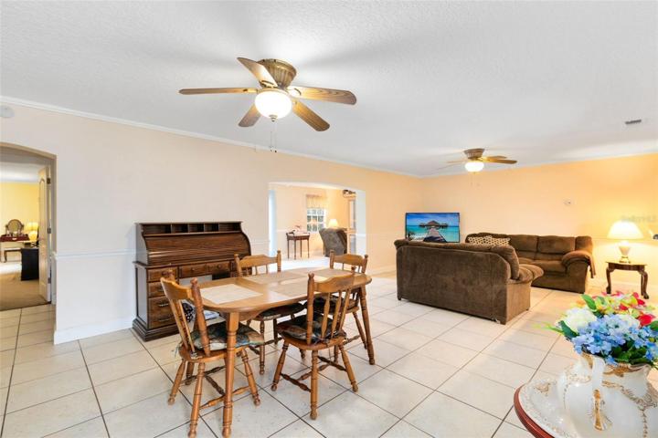 Dining Room and Family Room