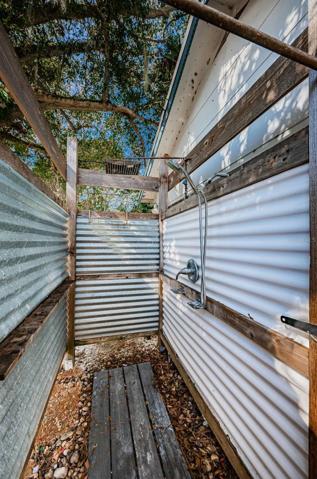 Outside shower