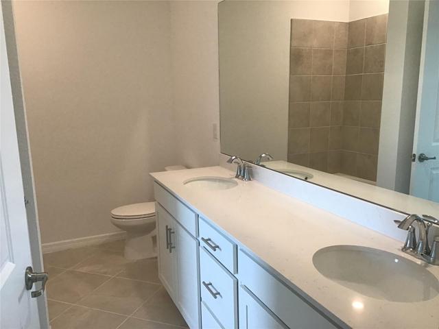 Jack & Jill Bathroom with double sinks