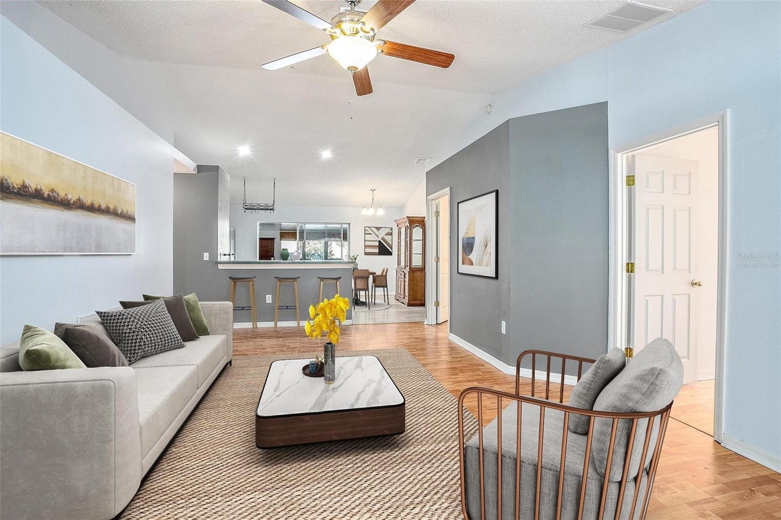Virtually StagedFamily Room