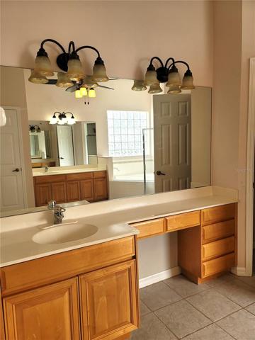 His and hers vanities on either side