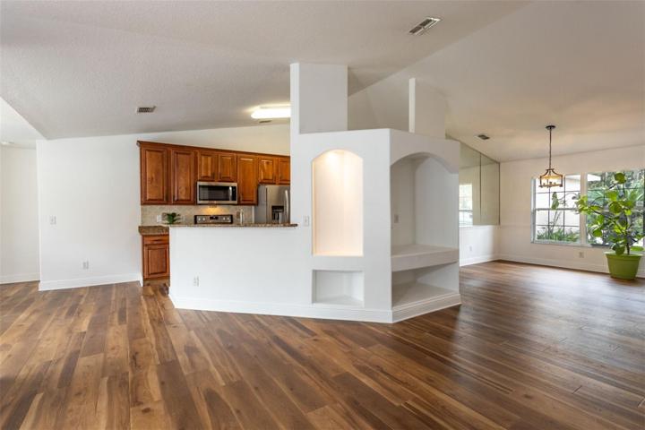 Open Floor plan with custom built-ins!