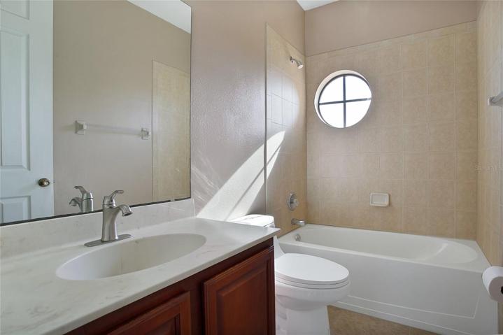 Upstairs 4th bathroom.