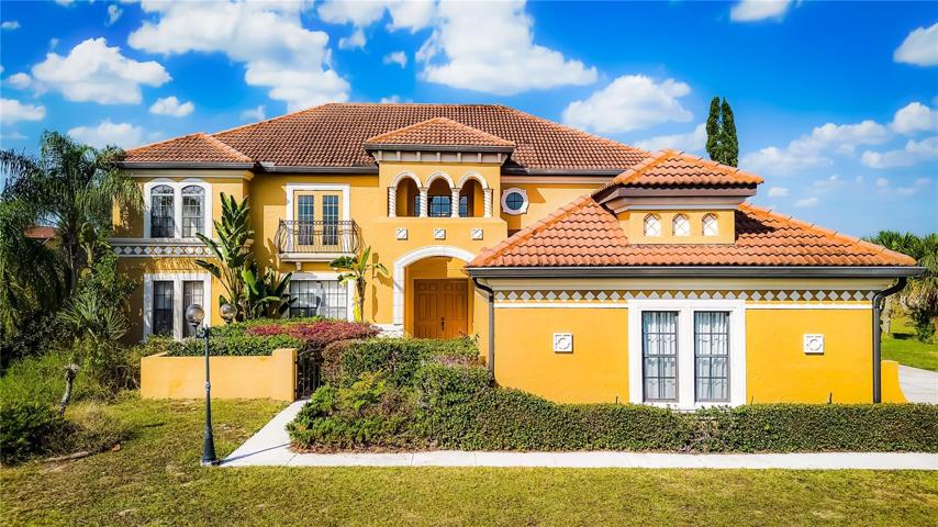 Beautiful front of home.