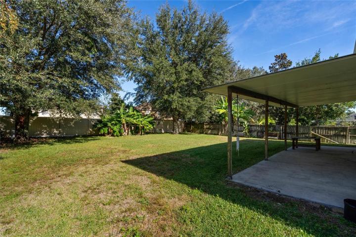 View of the rear of the home.
