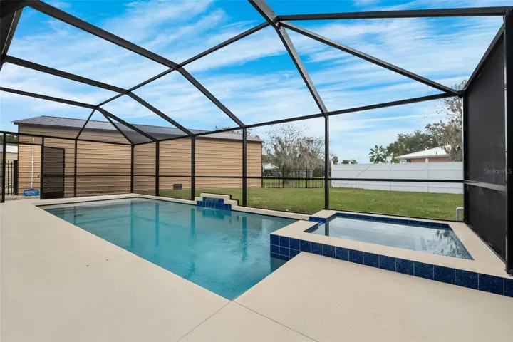 Brand new heated pool and spa