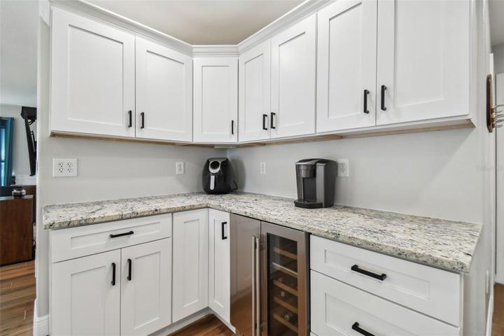 Wine Fridge and Add'l Storage