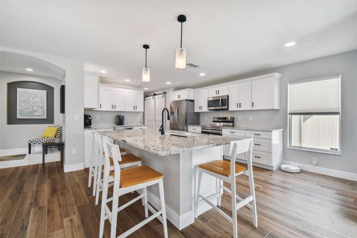 Spacious island in your New Kitchen!