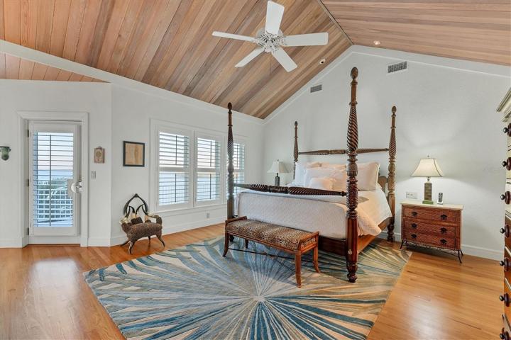 Master Bedroom with Open Deck!