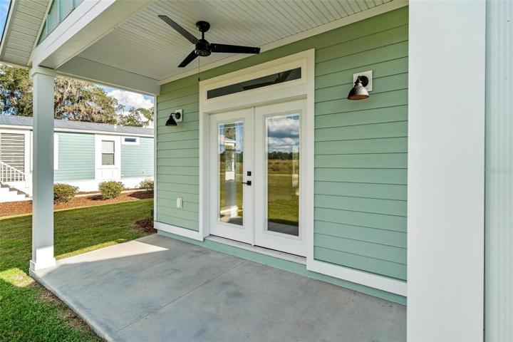 Rear Covered Porch