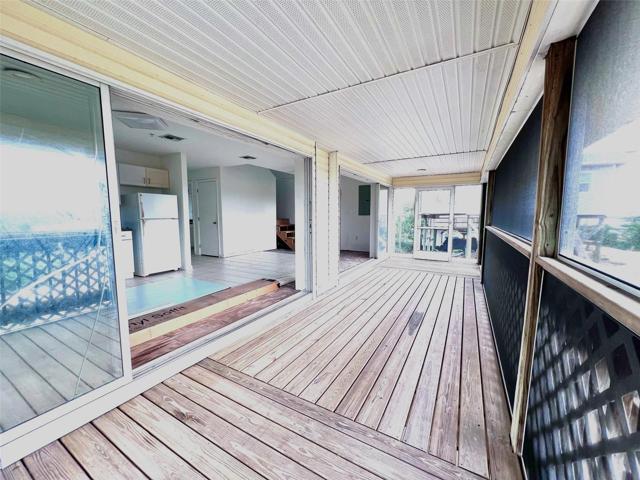Full view of front porch towards the east