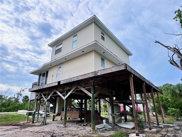 Back and east side of the home