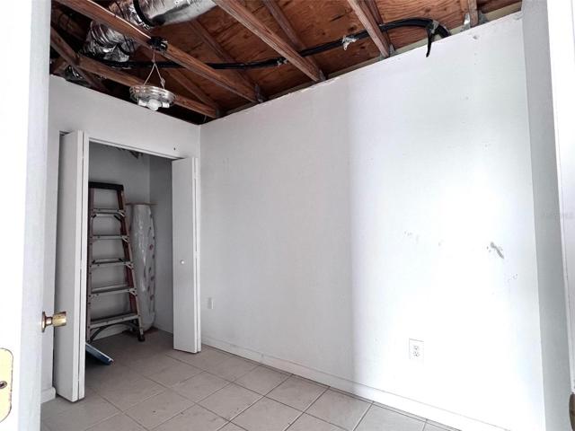 Very large walk-in closet in master bedroom