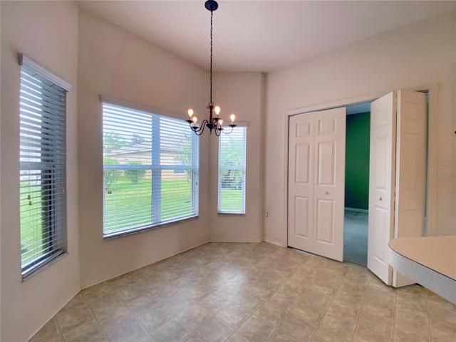 Dinette Area. 3rd Bedroom with Bi-Fold Doors