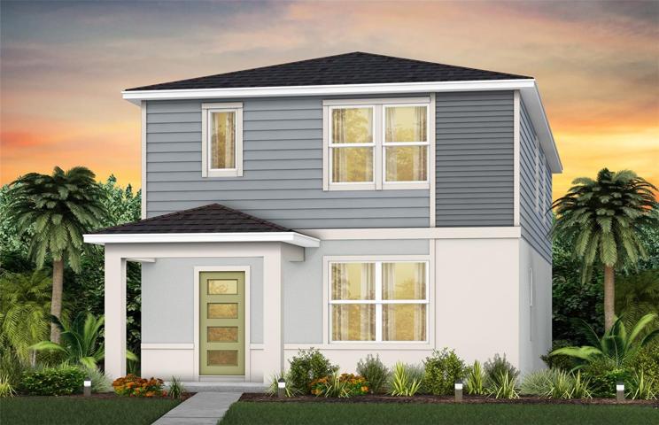Haddock MD1 Exterior Design. Artistic rendering for this new construction home. Pictures are for illustrative purposes only. Elevations, colors and options may vary.