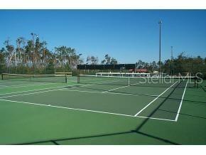 Community tennis courts