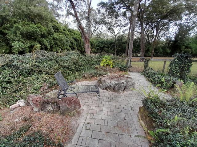 Patio & fire pit