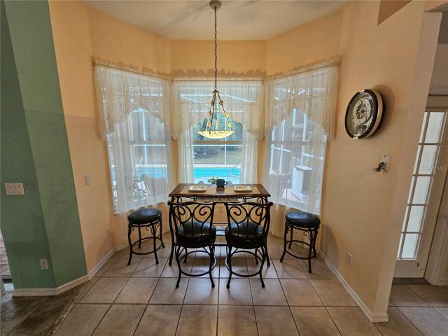Eat in kitchen area from kitchen