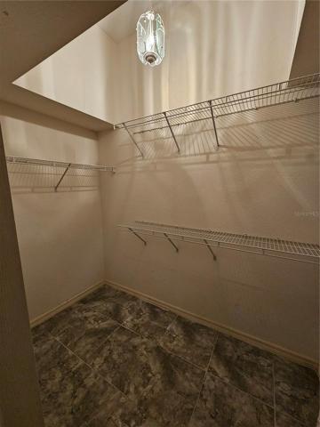 Master bedroom walk in closet