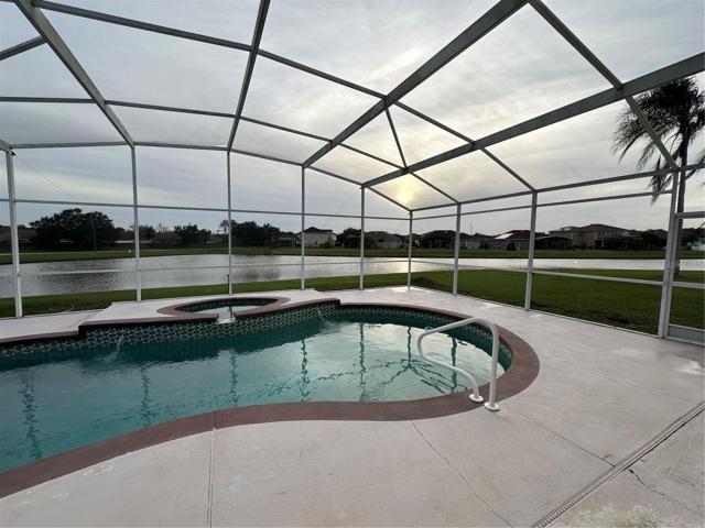 Pool with Lake View