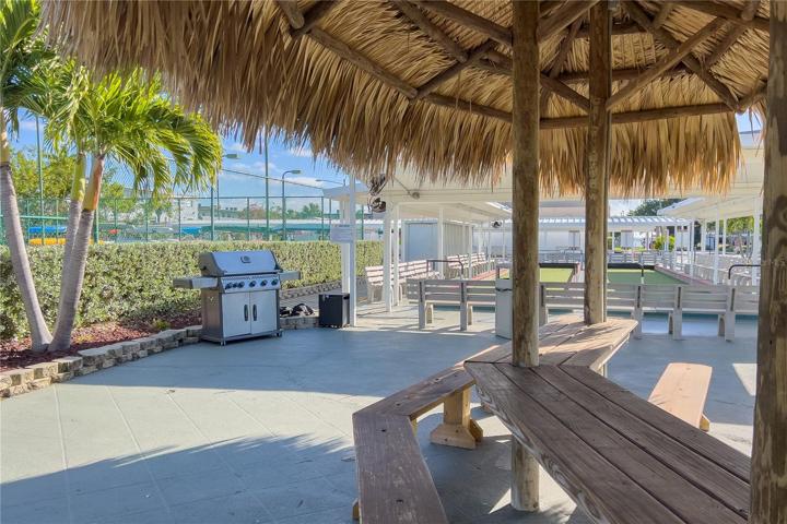 Just one of the grilling area
