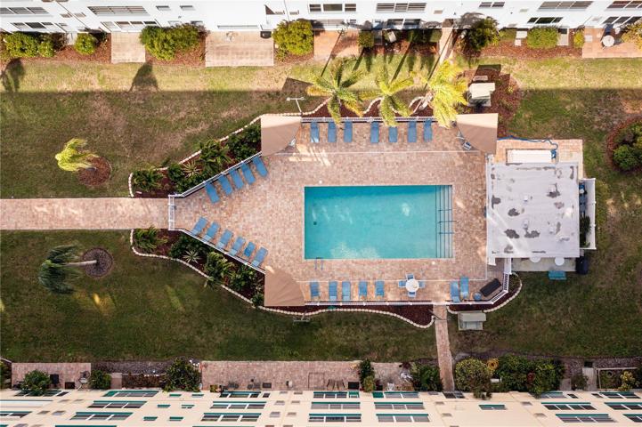 Pool behind the Jameson
