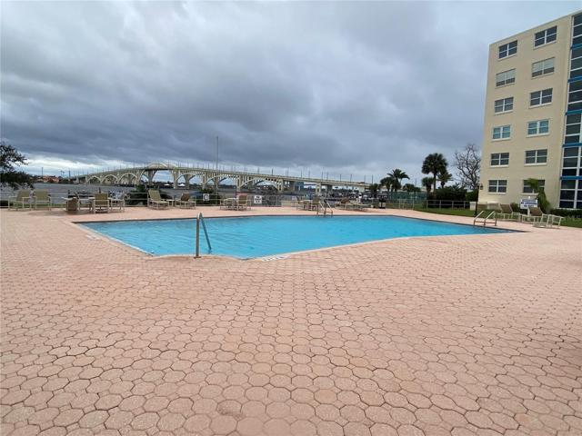 Riverfront pool