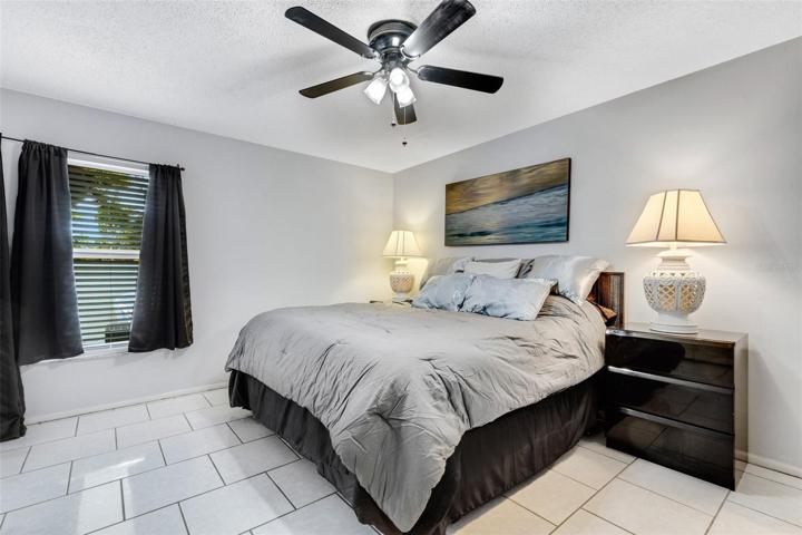 Master Bedroom has sliders onto your lanai.