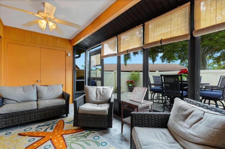 Relax on your screened lanai!