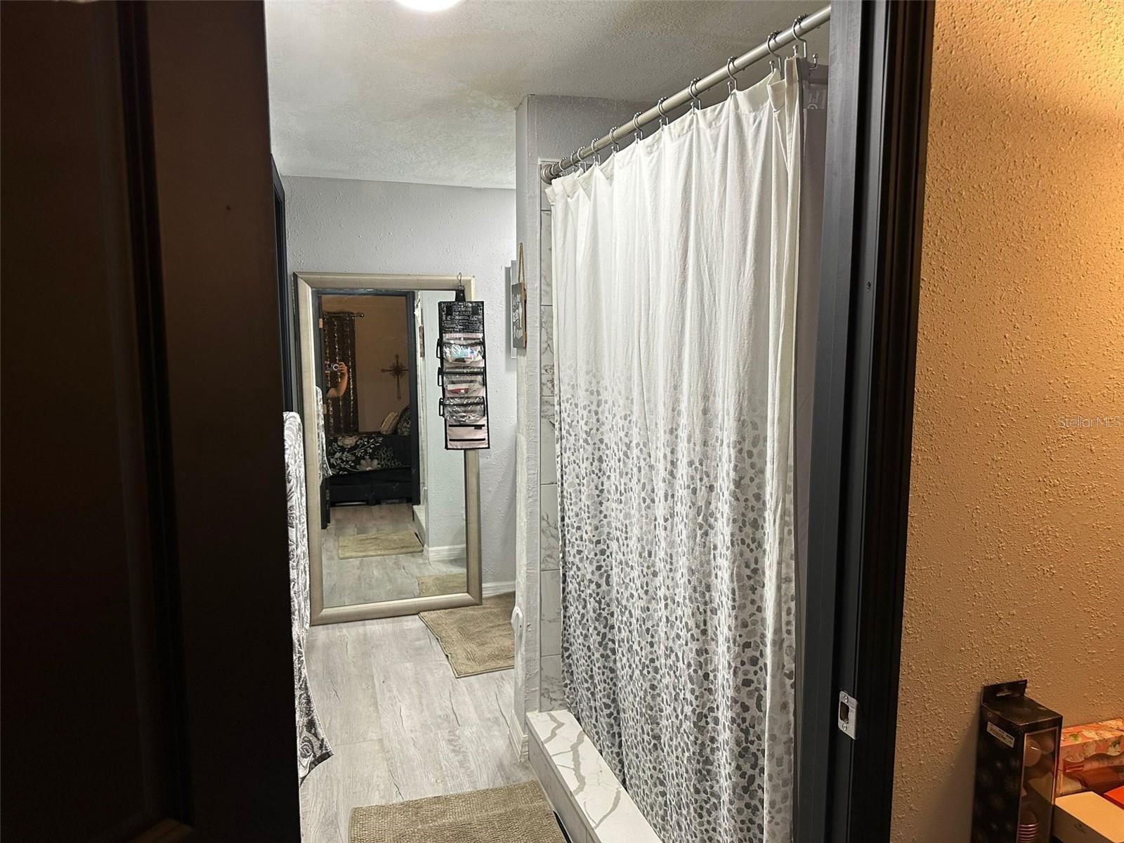 Look from the master downstairs towards the first floor bathroom