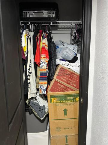 One of the closets master upstairs bedroom