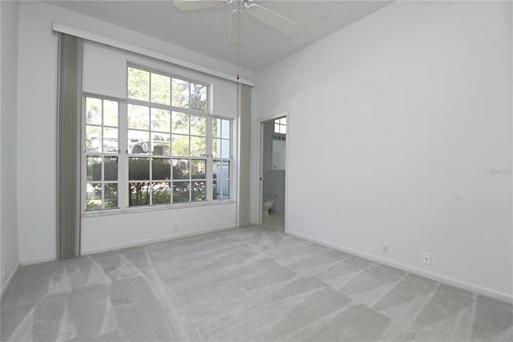 The 2nd bedroom has access to a jack and Jill bath.