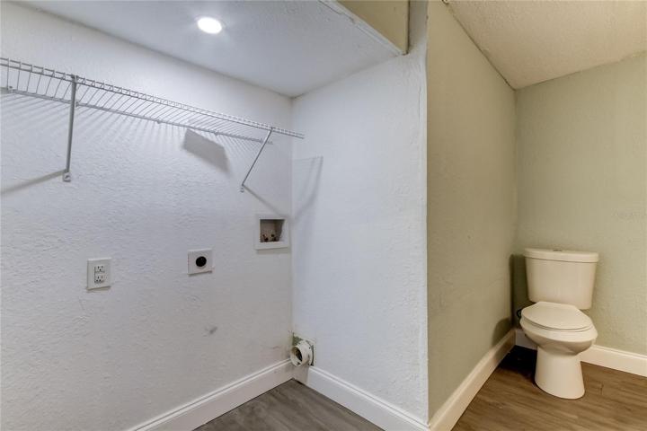 inside laundry room