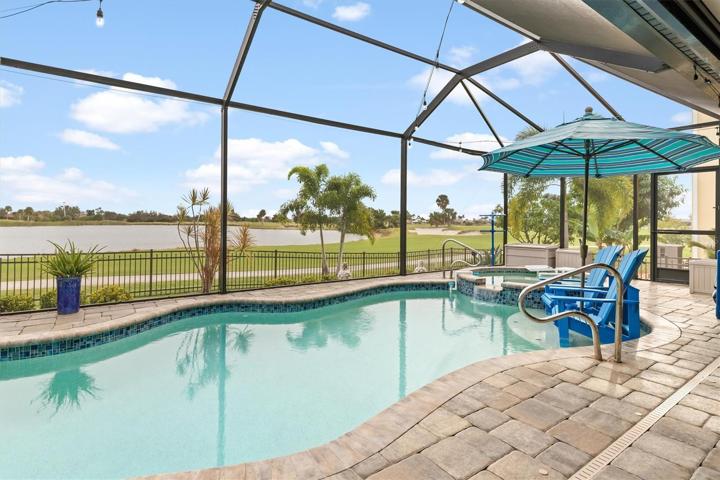 Pool with a view.